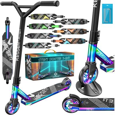 KESSER Scooter X-Limit Stunt 360° Roulements - Durable, Pour Enfants & Adultes - Publicité KESSER Scooter X-Limit Stunt 360° Roulements - Durable, Pour Enfants & Adultes - Publicité