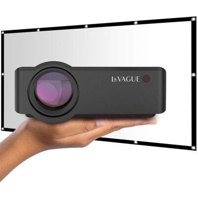 La Vague LV-HD320 Tragbarer HD-Projektor mit Bildschirm La Vague LV-HD320 Tragbarer HD-Projektor mit Bildschirm