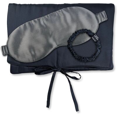 AILORIA Maulbeerseide Reise-Set - Schlafmaske, Beutel & Haargummi - Reisetyp AILORIA Maulbeerseide Reise-Set - Schlafmaske, Beutel & Haargummi - Reisetyp