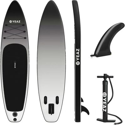 YEAZ Black Sands Beach Exotrace Pro Paddleboard - Allround SUP für Erwachsene & Kinder YEAZ Black Sands Beach Exotrace Pro Paddleboard - Allround SUP für Erwachsene & Kinder