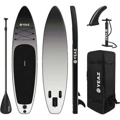 Yeaz Black Sands Beach Exotrace Pro Paddleboard - Grey - One Size Yeaz Black Sands Beach Exotrace Pro Paddleboard - Grey - One Size