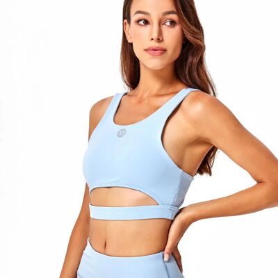 YEAZ Blau CHERIE Top - Unterstützendes Sport- und Freizeitshirt YEAZ Blau CHERIE Top - Unterstützendes Sport- und Freizeitshirt