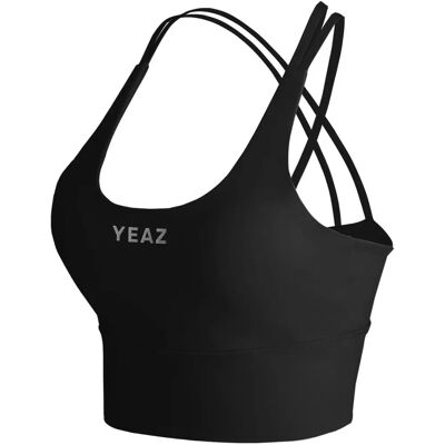 Yeaz Damski Top GRACE - Czarny - Odzież sportowa Yeaz Damski Top GRACE - Czarny - Odzież sportowa