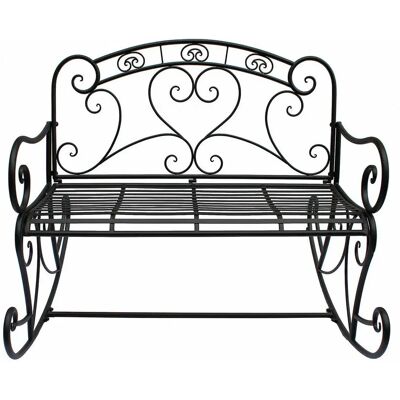 SPETEBO Metall-Gartenbank - 2-Sitzer Schaukelbank SPETEBO Metall-Gartenbank - 2-Sitzer Schaukelbank