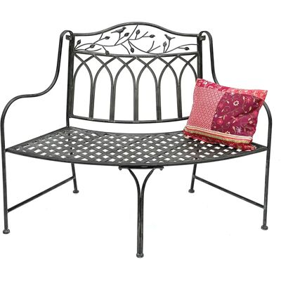 DanDiBo 96002 Braun/Antikgrün - Metall - Gartenbank DanDiBo 96002 Braun/Antikgrün - Metall - Gartenbank