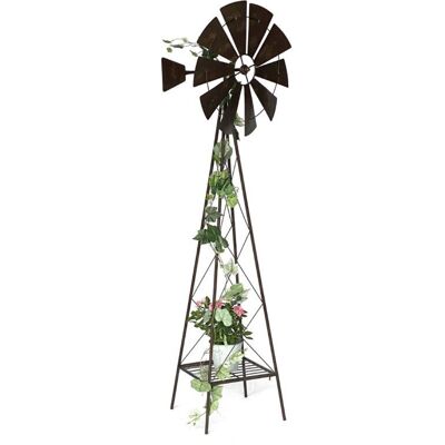 DANDIBO - 96019 - Brown - 172.5 cm - Gartenwindmühle DANDIBO - 96019 - Brown - 172.5 cm - Gartenwindmühle