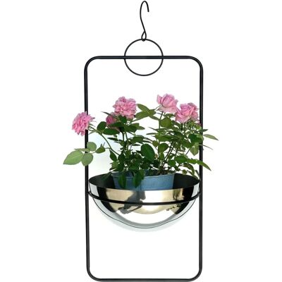 DANDIBO - 96083 - 67 cm - Silbervase - Hanging plant basket DANDIBO - 96083 - 67 cm - Silbervase - Hanging plant basket