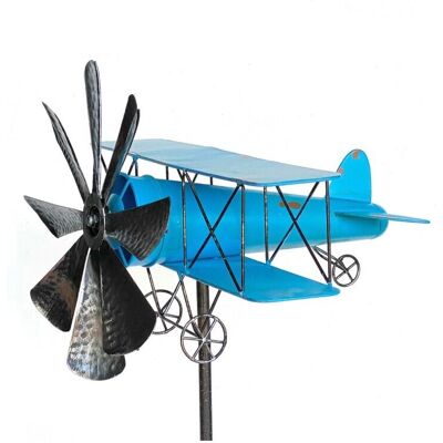 DANDIBO - 96099 - Flugzeugmotiv - Blau - Garten Wind Spinner DANDIBO - 96099 - Flugzeugmotiv - Blau - Garten Wind Spinner