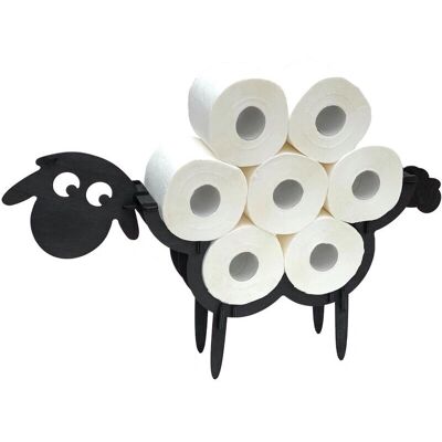DANDIBO - Sheep Toilet Paper Holder - Black - Bathroom Accessory DANDIBO - Sheep Toilet Paper Holder - Black - Bathroom Accessory