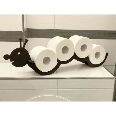 DANDIBO - Bruco - Schwarz - Holz - Toilettenpapierhalter DANDIBO - Bruco - Schwarz - Holz - Toilettenpapierhalter