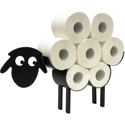 DANDIBO - Pecora 3.0 - Schwarzes Metall - Toilettenpapierhalter DANDIBO - Pecora 3.0 - Schwarzes Metall - Toilettenpapierhalter