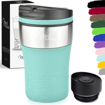 Milu Reisetasse - Doppelwandiger Edelstahl 0,21L Milu Reisetasse - Doppelwandiger Edelstahl 0,21L