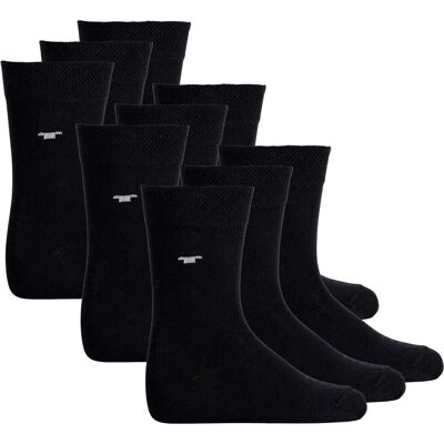 TOM TAILOR Kinder Zwarte 9-Pack Sokken TOM TAILOR Kinder Zwarte 9-Pack Sokken