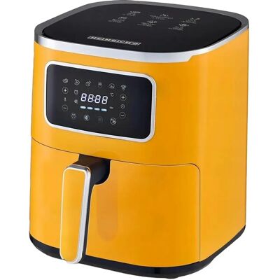 Heinrich's HFR 8216 Friteuse à air Jaune - Air Fryer - Publicité Heinrich's HFR 8216 Friteuse à air Jaune - Air Fryer - Publicité