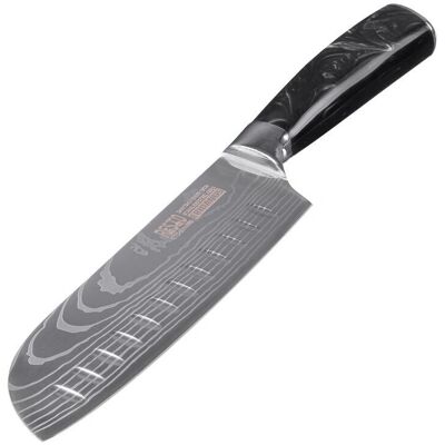 Resto Kitchenware 95332 Cuțit Santoku din oțel inoxidabil - Cuțit de bucătărie Resto Kitchenware 95332 Cuțit Santoku din oțel inoxidabil - Cuțit de bucătărie