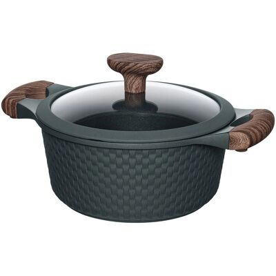 Resto CASSEROLE D20CM 2.4L/93901, Poêle + Marmite, Noir - Publicité Resto CASSEROLE D20CM 2.4L/93901, Poêle + Marmite, Noir - Publicité