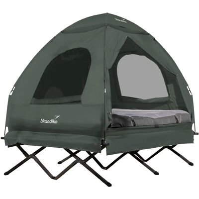 Lit de camping Skandika Haug - Ensemble de sacs de dormir, Montage rapide - Publicité Lit de camping Skandika Haug - Ensemble de sacs de dormir, Montage rapide - Publicité