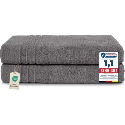 Sevval 2er-80x200-anthrazit - Towels Sevval 2er-80x200-anthrazit - Towels