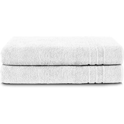 Ensemble de Serviettes de Bain Jumbo Komfortec - Serviette - Blanc Ensemble de Serviettes de Bain Jumbo Komfortec - Serviette - Blanc