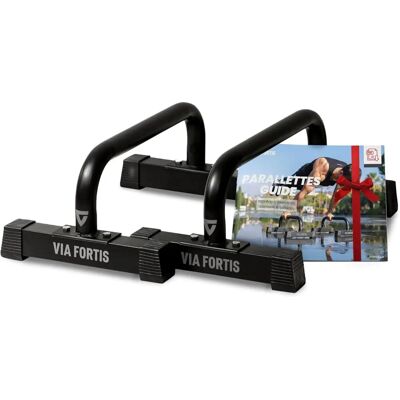 Via Fortis PREMIUM M - Barre parallele black - Publicité Via Fortis PREMIUM M - Barre parallele black - Publicité