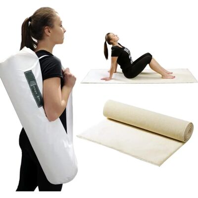 Hollert Merinowolle Organic 70x200 cm Weiß - Yogamatte Hollert Merinowolle Organic 70x200 cm Weiß - Yogamatte