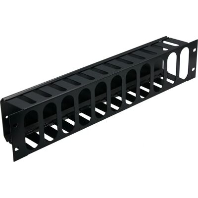 Rockstable RS19-002 Rack Zubehör - Schwarz - Kabelmanagementpanel Rockstable RS19-002 Rack Zubehör - Schwarz - Kabelmanagementpanel