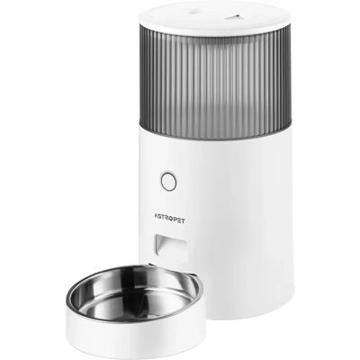 Dispensador de ração inteligente Astropet - 2,5L - Distribuidor de comida para animais Dispensador de ração inteligente Astropet - 2,5L - Distribuidor de comida para animais