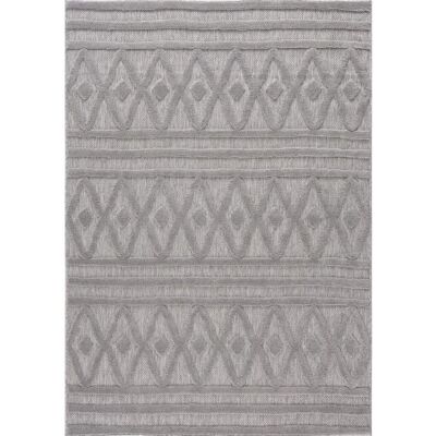 Carpet City Santorini Grau 80x150 Cm - Indoor & Outdoor Teppich Carpet City Santorini Grau 80x150 Cm - Indoor & Outdoor Teppich