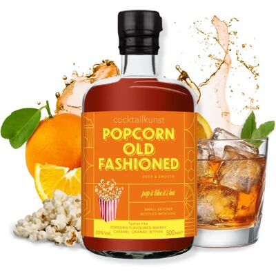 Cocktailkunst - Popcorn Old Fashioned - 0,5 L - Likör Cocktailkunst - Popcorn Old Fashioned - 0,5 L - Likör