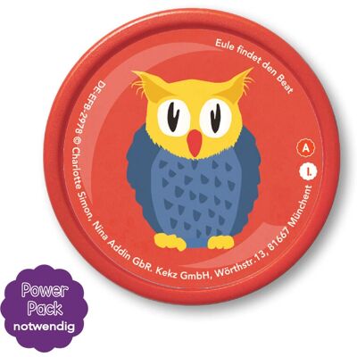 Kekz Lecteur audio pour enfants - Owl Finds the Beat - Casque Kekz Lecteur audio pour enfants - Owl Finds the Beat - Casque