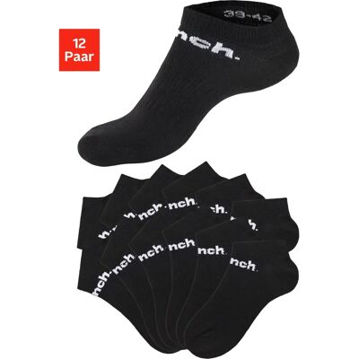 Bench. Sportsocken - 12 Paar, Schwarz, Unisex Bench. Sportsocken - 12 Paar, Schwarz, Unisex