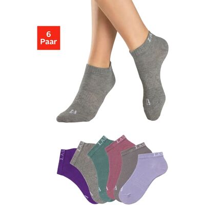LASCANA ACTIVE Sneakersocken - 6 Paar Bunt LASCANA ACTIVE Sneakersocken - 6 Paar Bunt