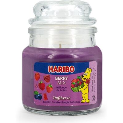 Haribo - Berry Mix Mini - Verre - 85g - Bougie - Publicité Haribo - Berry Mix Mini - Verre - 85g - Bougie - Publicité