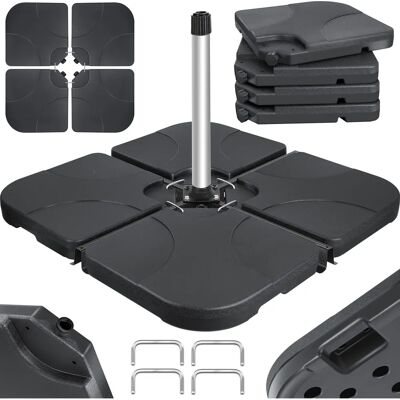 Support de parasol KESSER - 4 pièces - 60L/80kg - Publicité Support de parasol KESSER - 4 pièces - 60L/80kg - Publicité