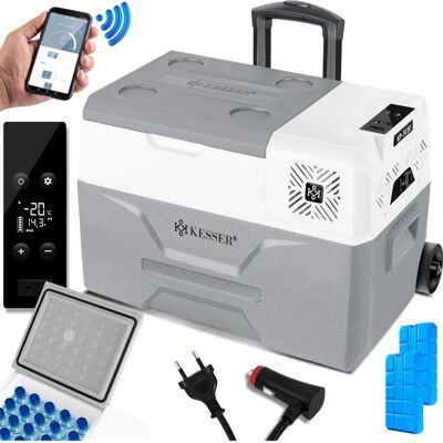 Kesser Kompressor-Kühlbox - Tragbarer Kühlschrank mit App-Steuerung - Bis -20°C Kesser Kompressor-Kühlbox - Tragbarer Kühlschrank mit App-Steuerung - Bis -20°C