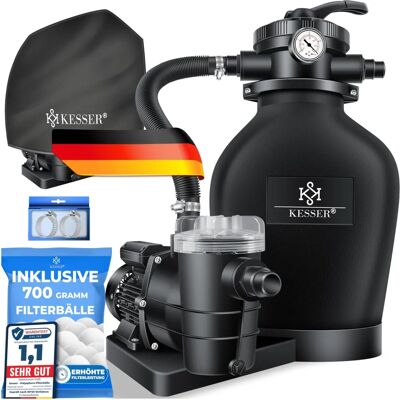 System filtracji piaskowej KESSER - Zastępuje 25kg piasku - Zawór 7-drogowy System filtracji piaskowej KESSER - Zastępuje 25kg piasku - Zawór 7-drogowy