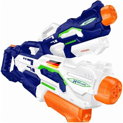 KESSER - 2er-Pack - 10 m Reichweite - 1500 ml - Wasserpistolen KESSER - 2er-Pack - 10 m Reichweite - 1500 ml - Wasserpistolen