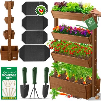 KESSER Letto Rialzato Premium - Cassetta per Fiori Resistente alle Intemperie KESSER Letto Rialzato Premium - Cassetta per Fiori Resistente alle Intemperie