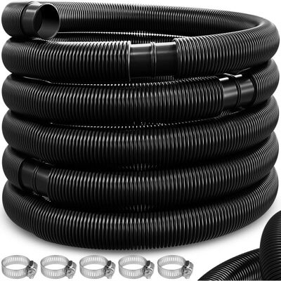 KESSER Tubo flessibile per piscina con raccordi - 1,10 m - solare - esterno/interno - Tubo piscina KESSER Tubo flessibile per piscina con raccordi - 1,10 m - solare - esterno/interno - Tubo piscina