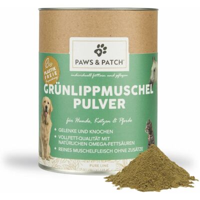 Polvere di cozze PAWS & PATCH per cani e gatti - 150 g Polvere di cozze PAWS & PATCH per cani e gatti - 150 g