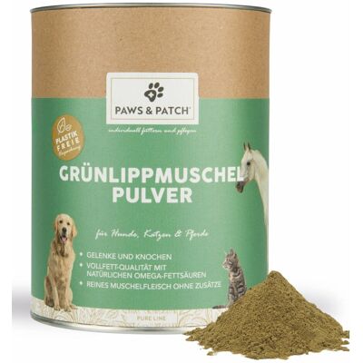 Paws & Patch Polvere di cozze - Integratore per cani gatti cavalli Paws & Patch Polvere di cozze - Integratore per cani gatti cavalli