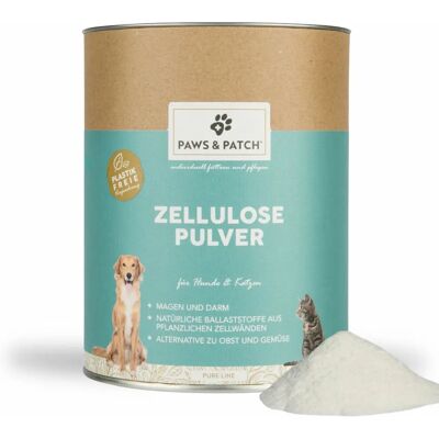 PAWS & PATCH - Cellulosa in Polvere - Integratore per animali PAWS & PATCH - Cellulosa in Polvere - Integratore per animali