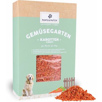 Cibo per cani PAWS & PATCH - Fiocchi di carota - 900g - Naturale, Senza glutine Cibo per cani PAWS & PATCH - Fiocchi di carota - 900g - Naturale, Senza glutine
