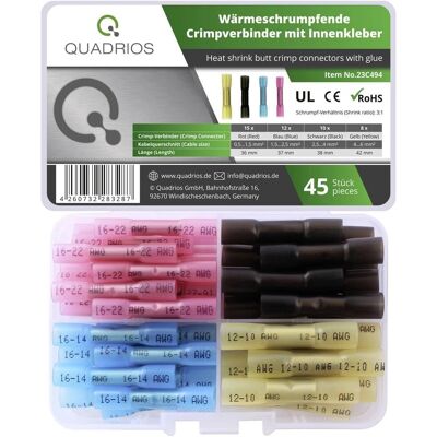 Quadrios 23C494 Złącza zaciskowe - 45 szt Quadrios 23C494 Złącza zaciskowe - 45 szt
