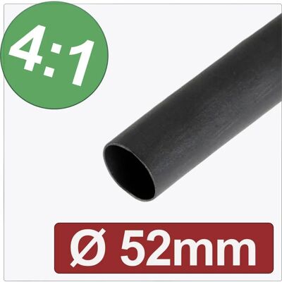 Quadrios 24CA305 Gaine Thermorétractable Adhésive Noire - Gaine Thermorétractable Quadrios 24CA305 Gaine Thermorétractable Adhésive Noire - Gaine Thermorétractable