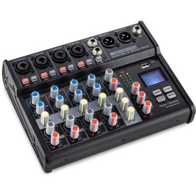 Pronomic B 603 - 6 canaux - enregistrement USB - Bluetooth - Table de mixage - Publicité Pronomic B 603 - 6 canaux - enregistrement USB - Bluetooth - Table de mixage - Publicité