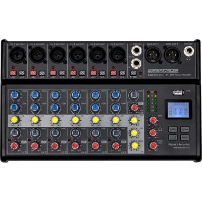 Pronomic - B803 - 8 Canaux - USB/Bluetooth - Mixeur - Publicité Pronomic - B803 - 8 Canaux - USB/Bluetooth - Mixeur - Publicité