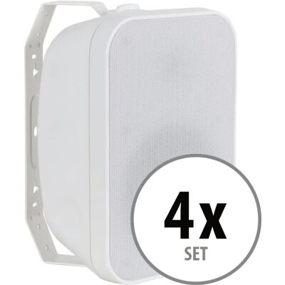 Mcgrey - 4 - Blanc - IP56 50W - Enceintes extérieures - Publicité Mcgrey - 4 - Blanc - IP56 50W - Enceintes extérieures - Publicité