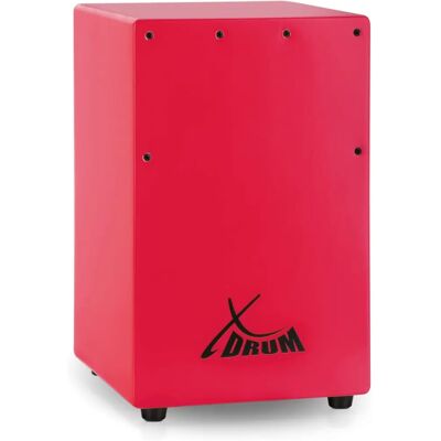 Xdrum - Petit Cajon - Rouge - 36 cm - Cajon - Publicité Xdrum - Petit Cajon - Rouge - 36 cm - Cajon - Publicité