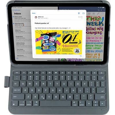DEQSTER Slim Pro Keyboard - Kabelloses Bluetooth Deutsches QWERTZ für iPad 10.9/11 - Grau DEQSTER Slim Pro Keyboard - Kabelloses Bluetooth Deutsches QWERTZ für iPad 10.9/11 - Grau